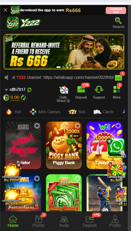 Y222 homepage