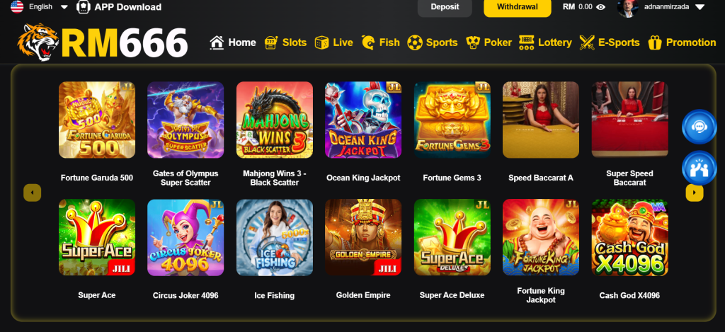 RM666 Game Homepage