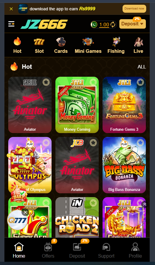 JZ666 Game homepage