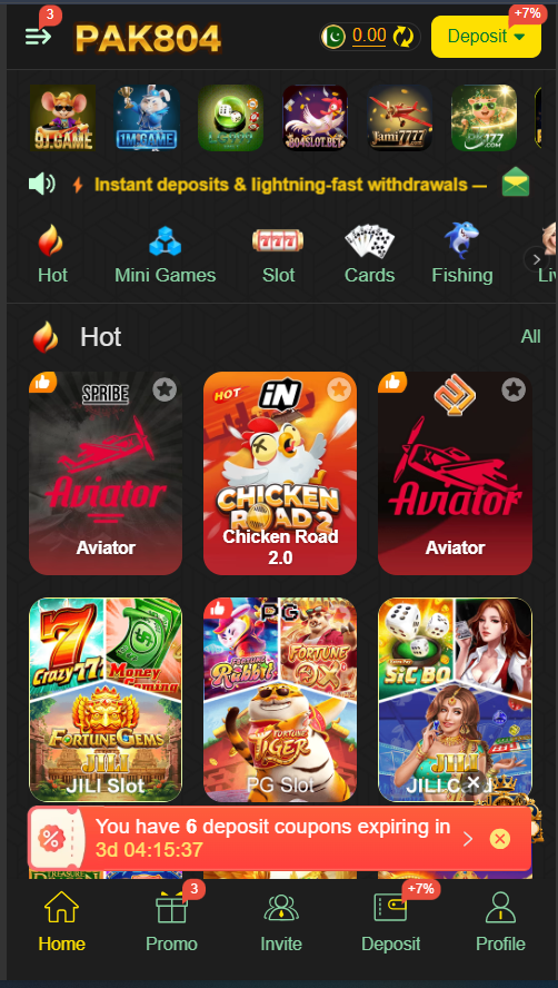 PAK804.com Game homepage
