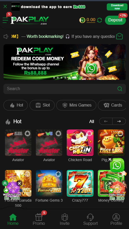 888PKR.com homepage